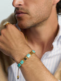 The Dorje Flatbead Collection - Turquoise and Gold