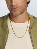 Men's Rectangle Tennis Necklace