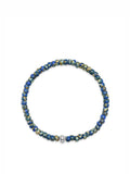 Wristband with Blue Lapis Japanese Miyuki Beads