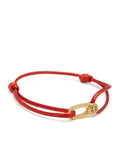 Red String Bracelet with Gold Hook