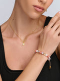 Women's Mini Hamsa Hand Necklace in Gold