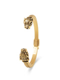 Nialaya Men's Bangle Men's Panther Bangle in Gold