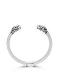 Nialaya Men's Bangle Men's Panther Bangle in Silver