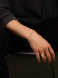 Nialaya Men's Chain Bracelet Men's Gold Round Chain Bracelet