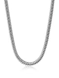 Nialaya Men's Necklace Large Silver Link Chain