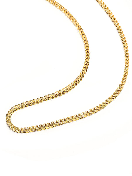 Men's Squared Gold Chain – Nialaya