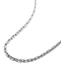 Nialaya Men's Necklace Men's Stainless Steel Paperclip Chain