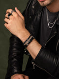 Nialaya Men's Stack Bracelet The Berlin Stack