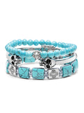 Nialaya Men's Stack Bracelet The Capri Stack