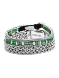 Nialaya Men's Stack Bracelet The Gstaad Stack