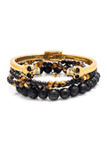 Nialaya Men's Stack Bracelet The Porto Cervo Stack