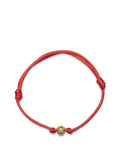 Red String Bracelet with Gold