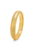 Nialaya Women's Bangle 12mm Women's Gold Stretch Bangle 12mm Women's Gold Stretch Bangle One Size WBANG_075