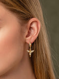 Nialaya Women's Earrings Women's Golden Angel Earrings WEAR_037