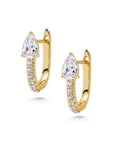 Women's Gold CZ Hoops