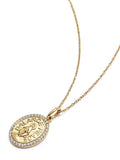 Nialaya Women's Necklace Gold Jesus Necklace Gold WNECK_069