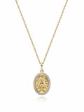 Nialaya Women's Necklace Gold Jesus Necklace WNECK_069