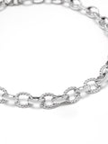 Nialaya Women's Necklace Women's Silver Cable Choker 15.5 Inches / 39.37 cm WNECK_283